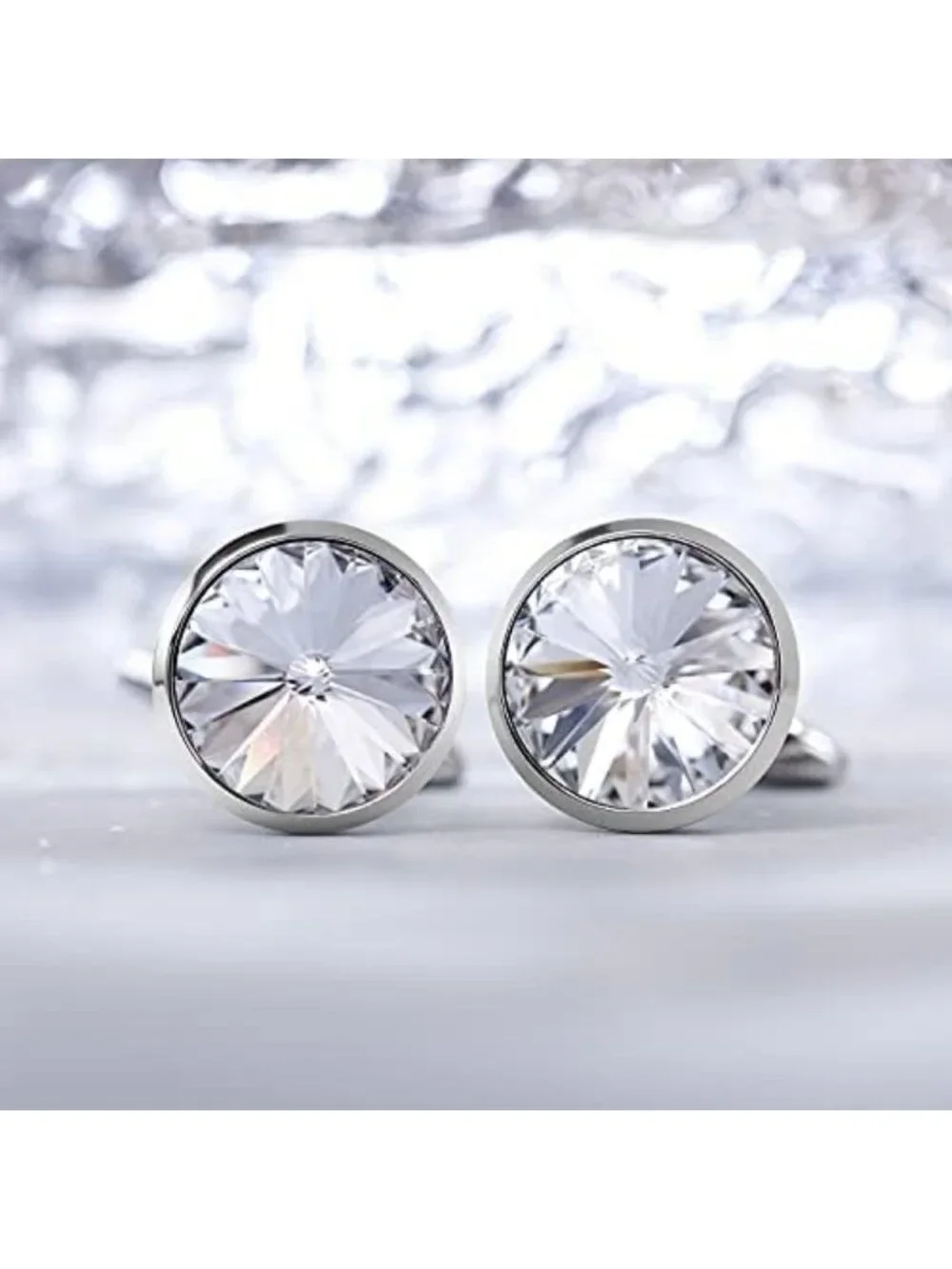 Elegant Cufflinks & Shirt Studs Set for Men - Gift Boxed Jewelry for Weddings